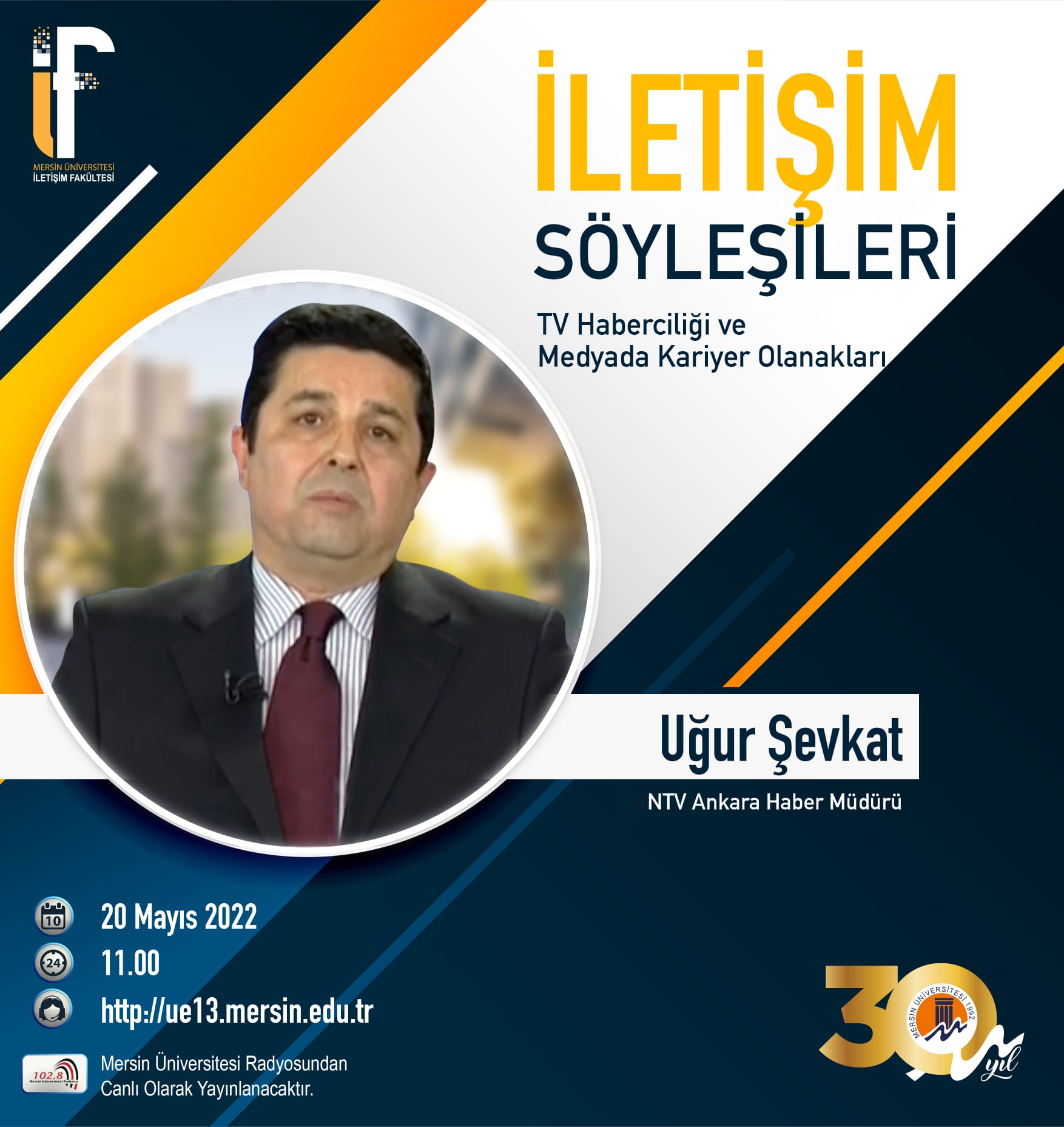 NTV Ankara Haber Müdürü Uğur Şevkat MEÜ İletişim Fakültesi Programı