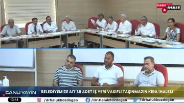 TARSUS BELEDİYESİ’NİN 39 İŞYERİ KİRA İHALESİ CANLI YAYINLANDI