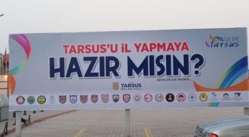 TARSUS BELEDİYESİ’NDEN DİKKAT ÇEKEN BİLBOARD