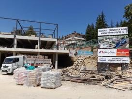ÇAMLIYAYLA KATLI OTOPARK PROJESİNDE SONA YAKLAŞILIYOR