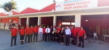 KAYMAKAM VE EMNİYET MÜDÜRÜ’NDEN İTFAİYECİLERE ZİYARET