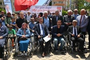 ENGELLERİ ANAMUR BELEDİYESİ AŞIYOR