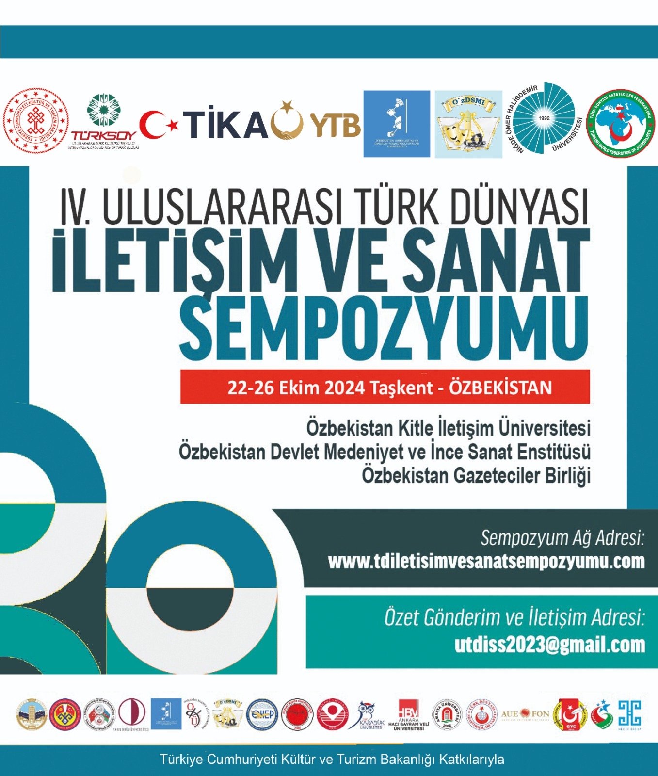 IV. ULUSLARARASI TÜRK DÜNYASI İLETİŞİM VE SANAT SEMPOZYUMU BASIN BİLDİRİSİ