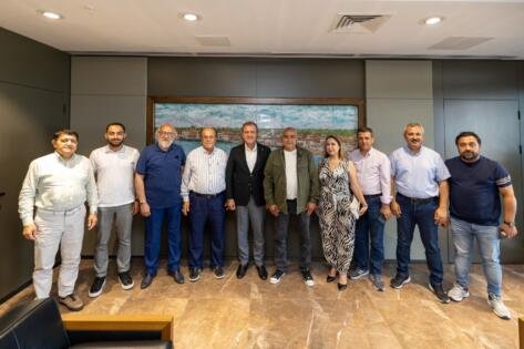 MEDYAD BAŞKANI VE GAZETECİLER SEÇER’İ ZİYARET ETTİ